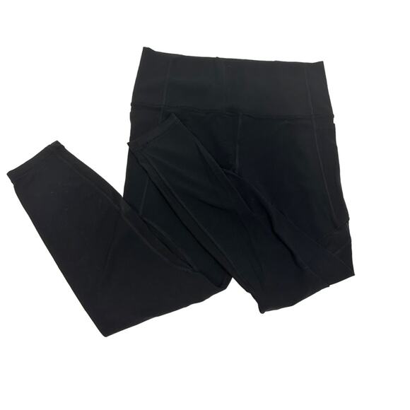 Athleta Salutation Mesh 7/8 Tight Leggings - Black, Size S - Picture 2 of 10